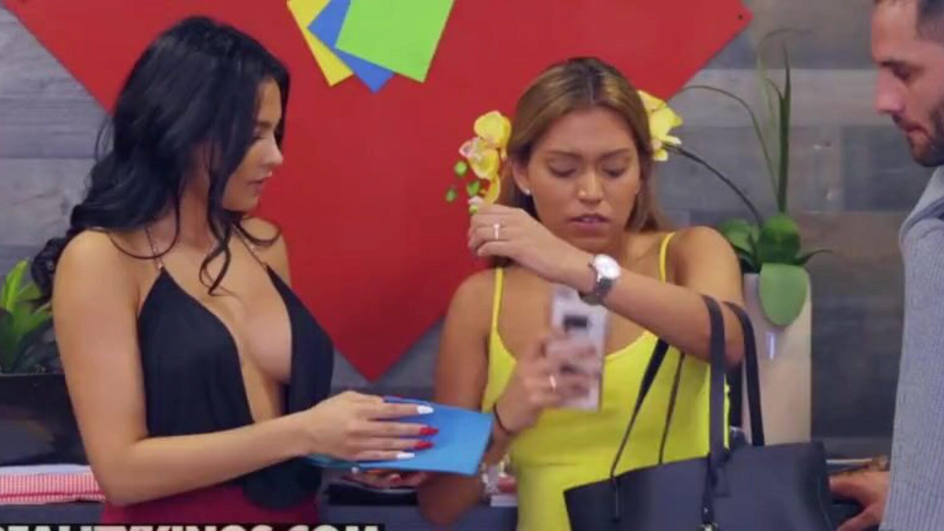 Sneaky Sex, big breast lalin girl Serena Santos makes studs cheat - Reality Kings