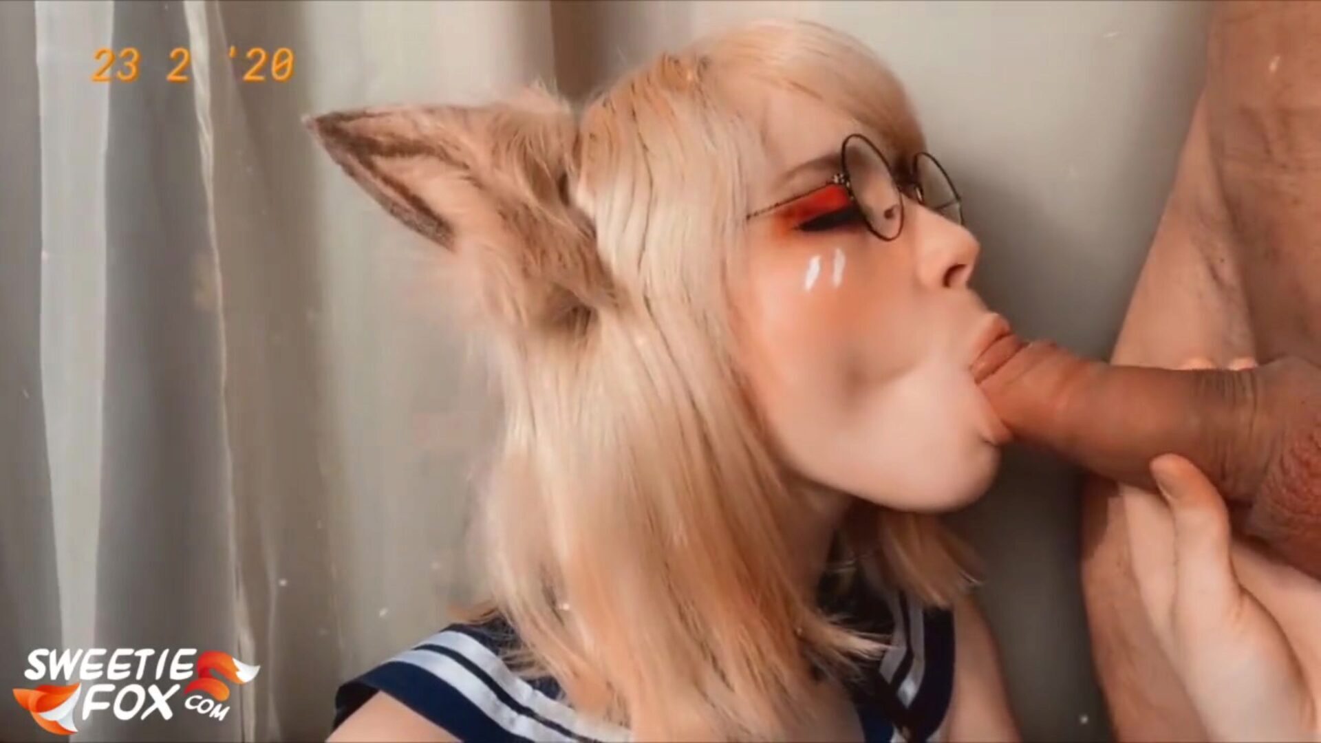 sweetie fox blowjob kurac susjeda i sperma u ustima