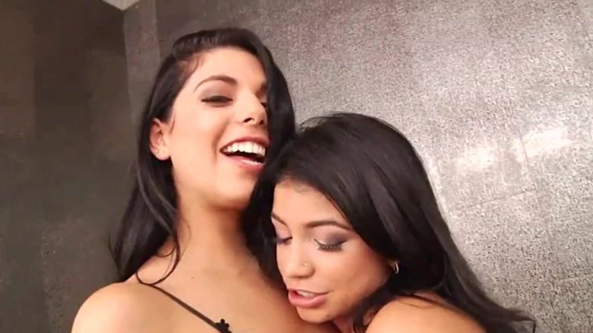 Hawt splattering Latin Chick hotties Gina Valentina and Veronica Rodriguez will show a soaked and mischievous fur pie frolicking with biggest splattering and multiple splashes