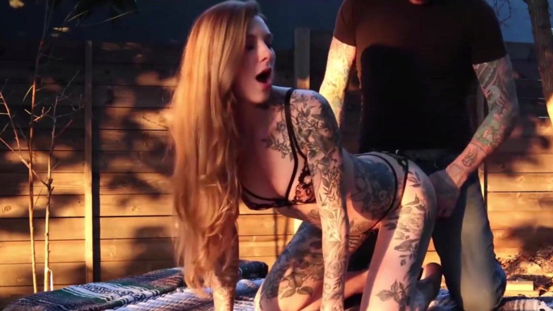 JOHNNYGOODLUCK Tattoo Babe Penny Archer Eaten Out And Fucked
